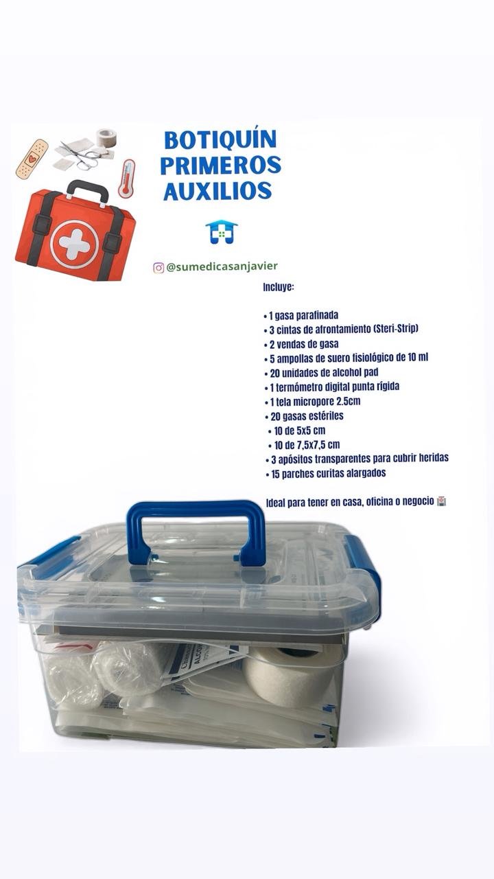 Botiquín de primeros auxilios